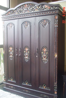 Lemari Pakaian Rahwana Pintu 3 Hitam