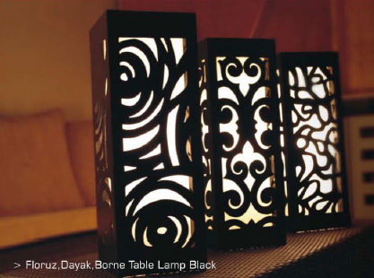 Floruz, Dayak, Borne Table Lamp