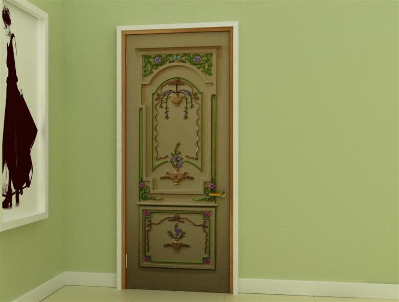 Pintu Jati teak door cup door
