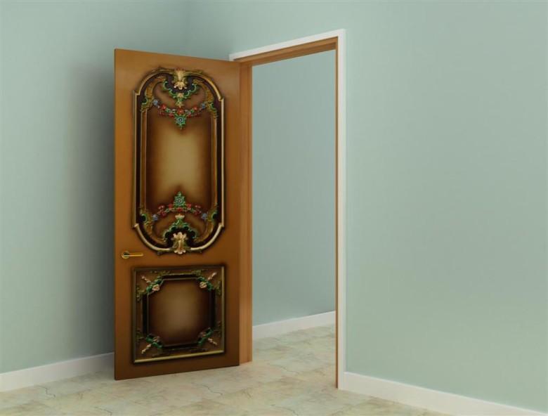 Pintu Jati teak door 4