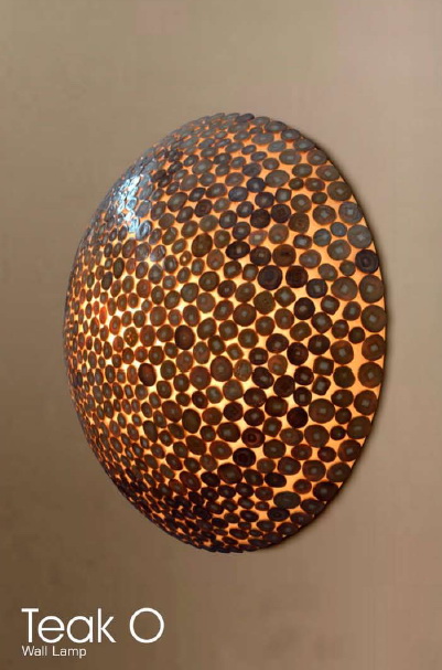 Teak O Wall Lamp