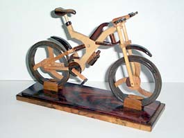 bmx wooden miniature