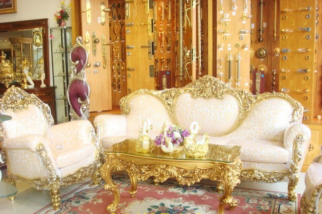 Plutone Sofa Set Gold
