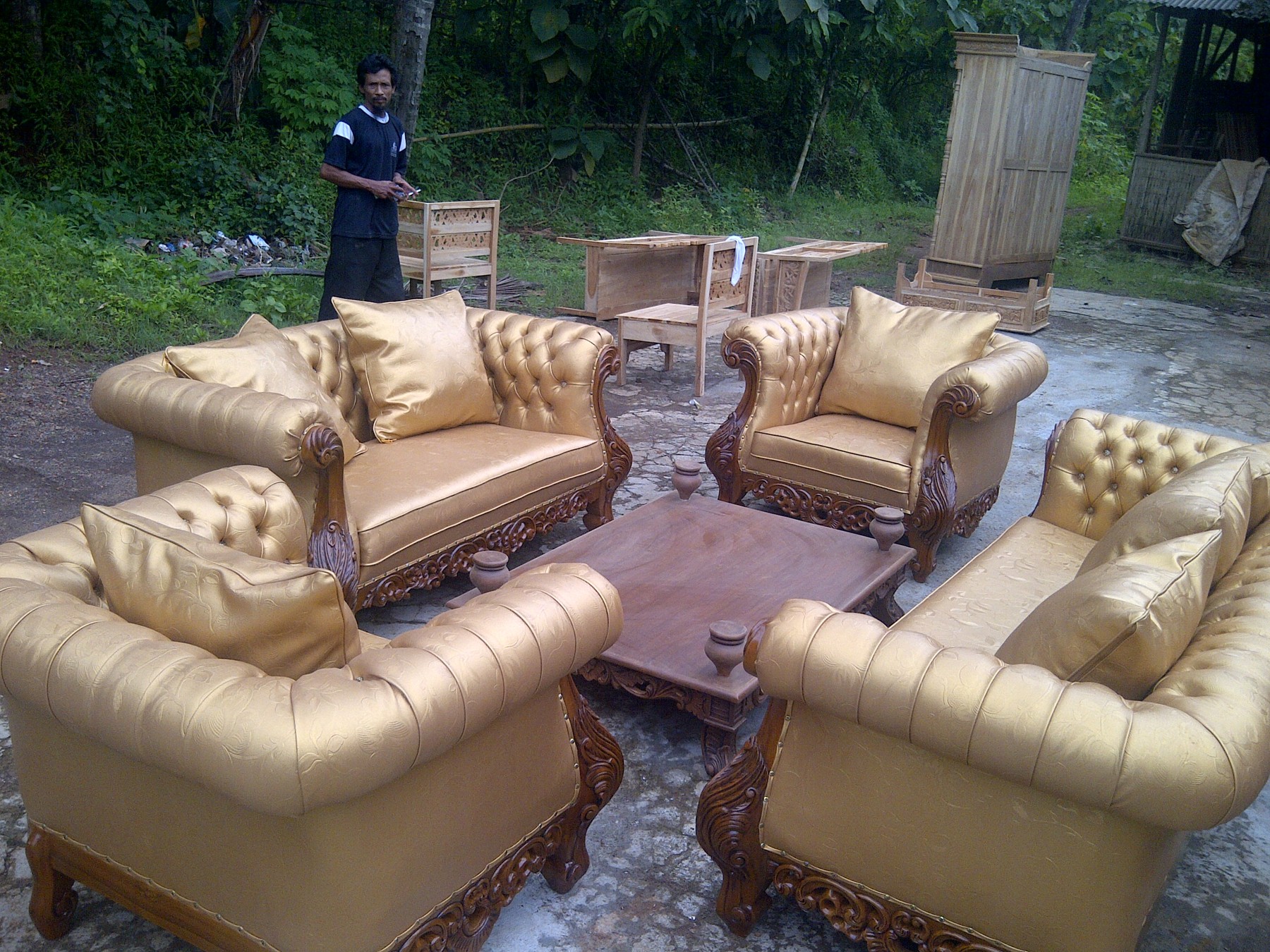 Sofa Chesterfield Jati