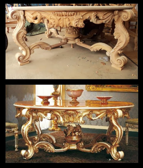 Unfinished Classic Dining Table