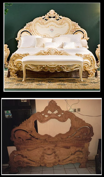 Unfinished Classic Bed Set