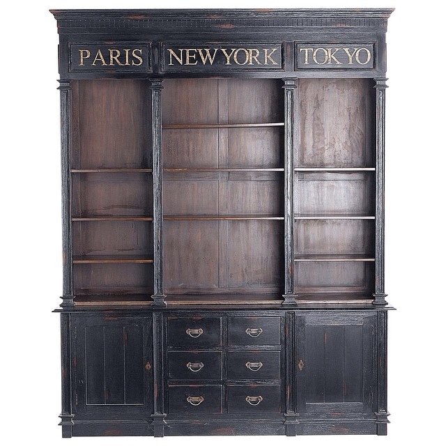 Vintage Ladder French Cabinet