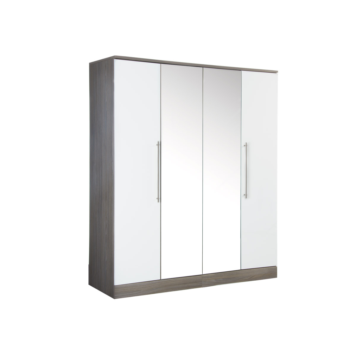 Lagos-4-Door-Wardrobe-with-Mirror-in-White-Gloss-Smoky-Oak_1766 (2)