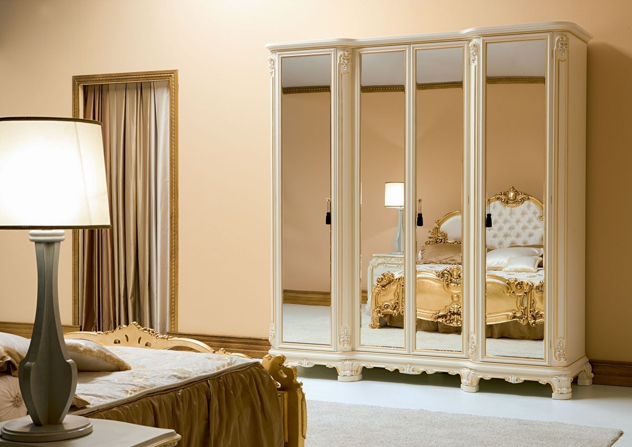 Retro Style Mirrored Wardrobe Kode LP-034